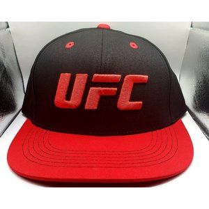 Mens Reebok UFC Flatbrim Snapback Hat - Black | Re